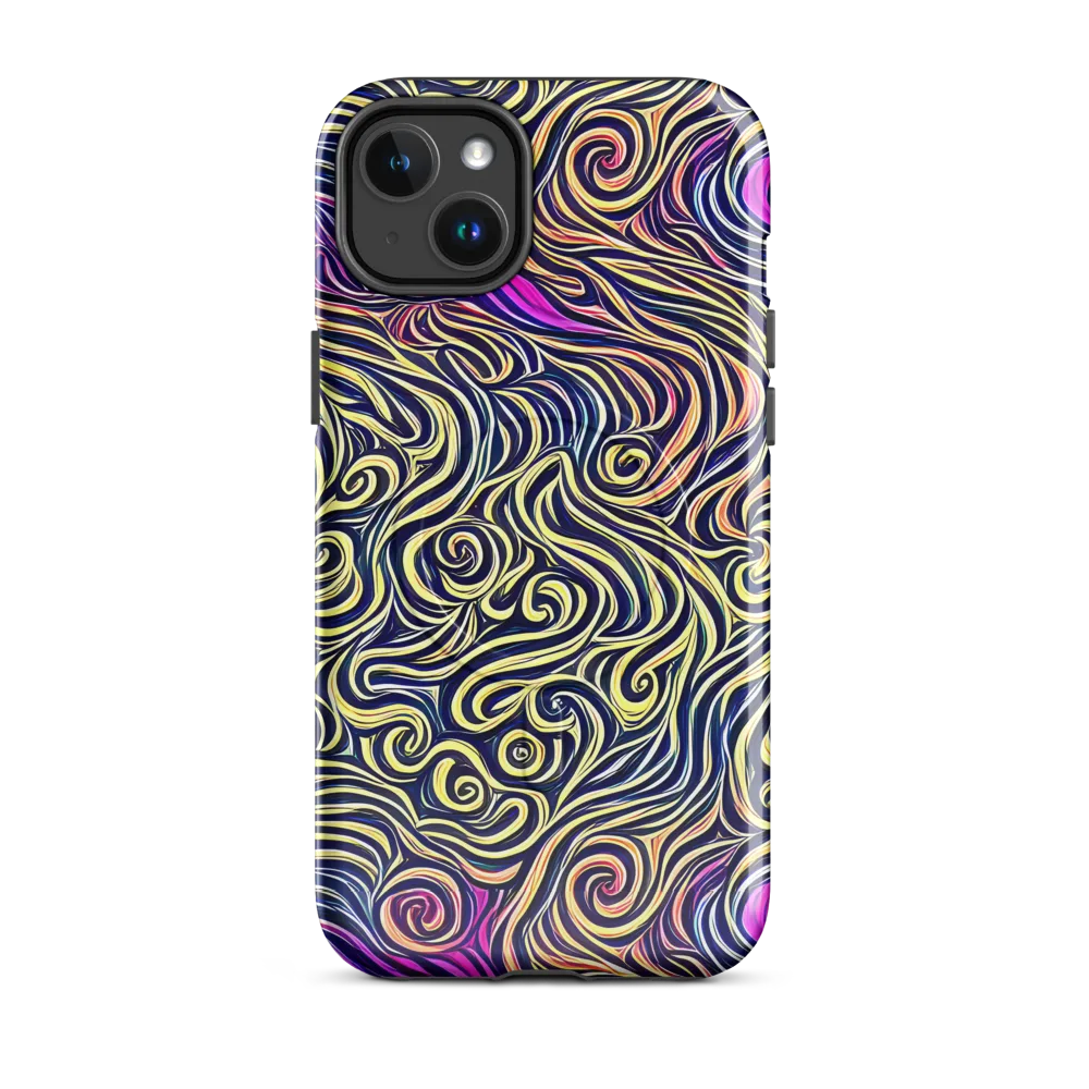 Velvet Whirlpool on MagSafe Tough Case for iPhone® — Front