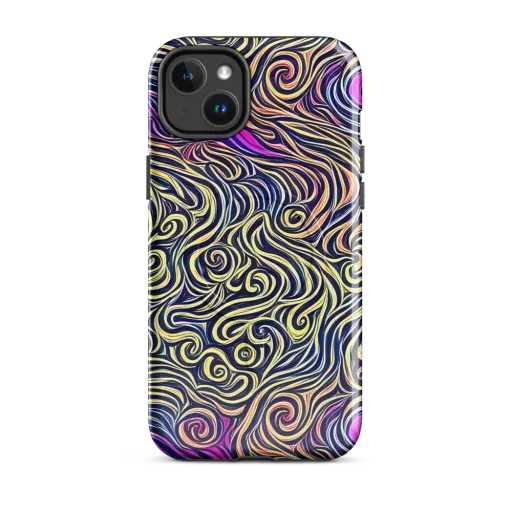 Velvet Whirlpool on a MagSafe Tough Case for iPhone®