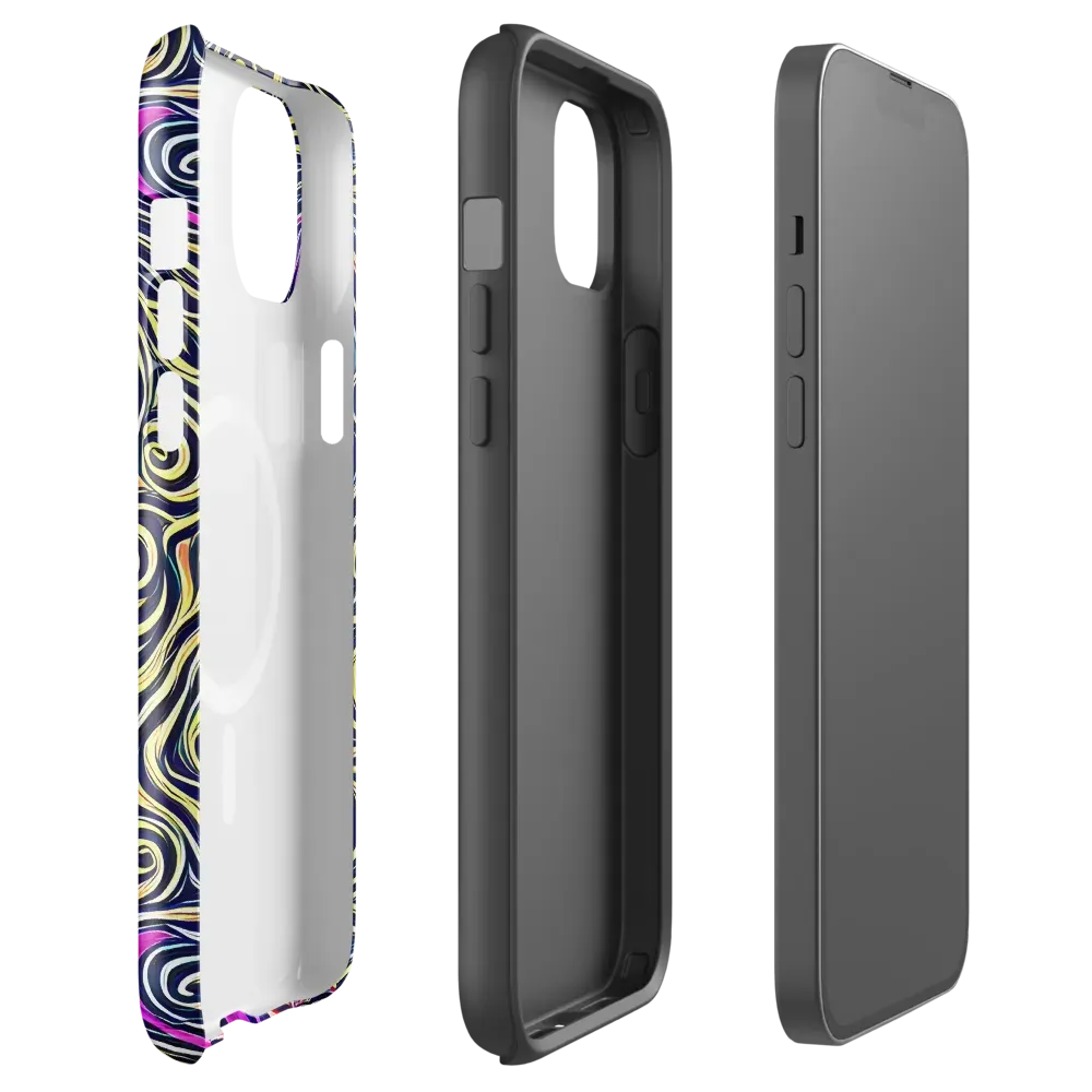 Velvet Whirlpool on MagSafe Tough Case for iPhone® — Front