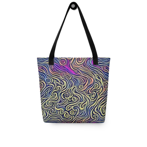 Velvet Whirlpool on a Tote Bag