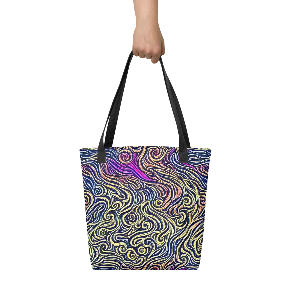 Velvet Whirlpool on Tote Bag — Front