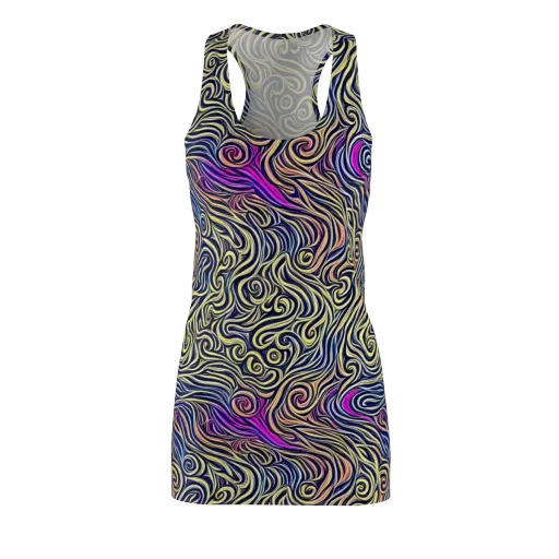 Velvet Whirlpool on a Racerback Dress