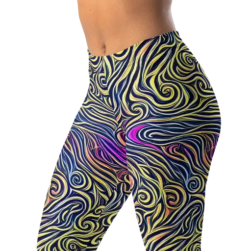 Velvet Whirlpool on a Leggings