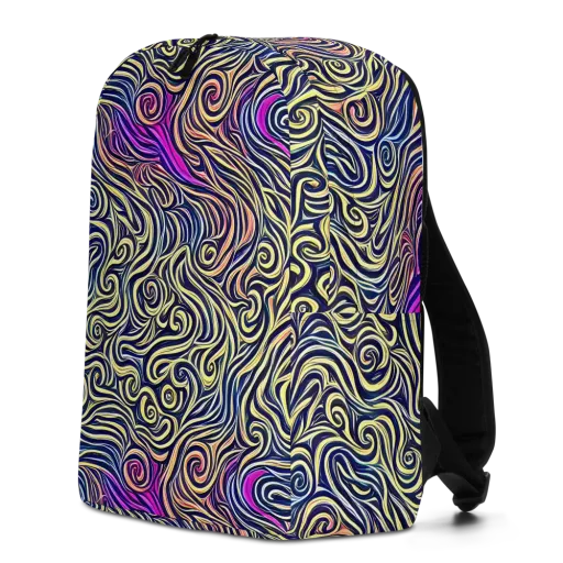 Velvet Whirlpool on a Minimalist Backpack