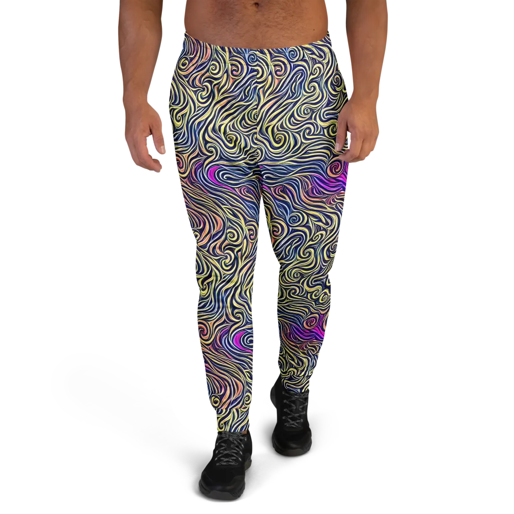 Velvet Whirlpool on Men's Joggers — Front