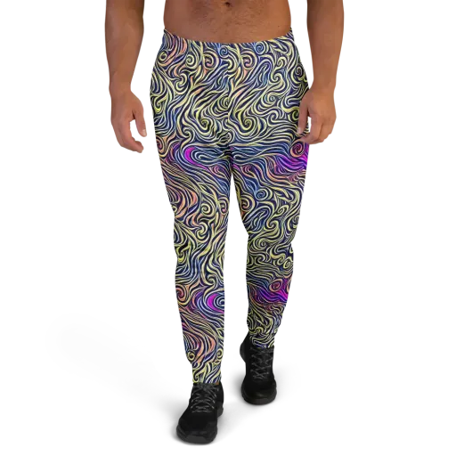 Velvet Whirlpool on a Men's Joggers