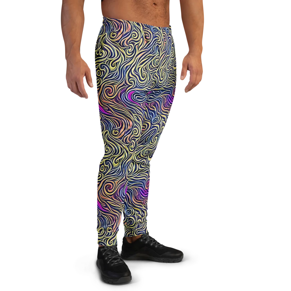 Velvet Whirlpool on Men's Joggers — Right
