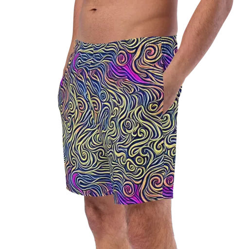 Velvet Whirlpool on a Swim Trunks
