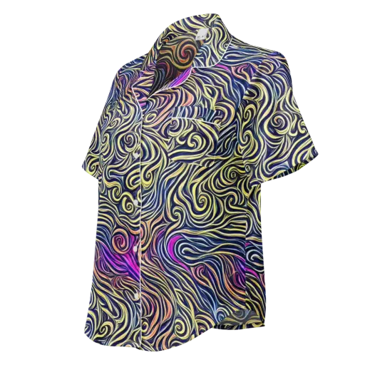 Velvet Whirlpool on a Women's Short Sleeve Pajama Top