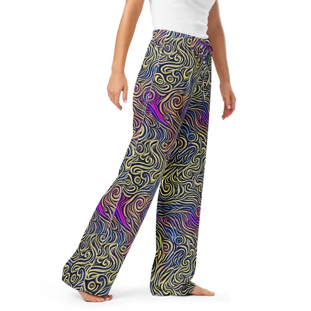 Velvet Whirlpool on Women's Pajama Pants — Right Front