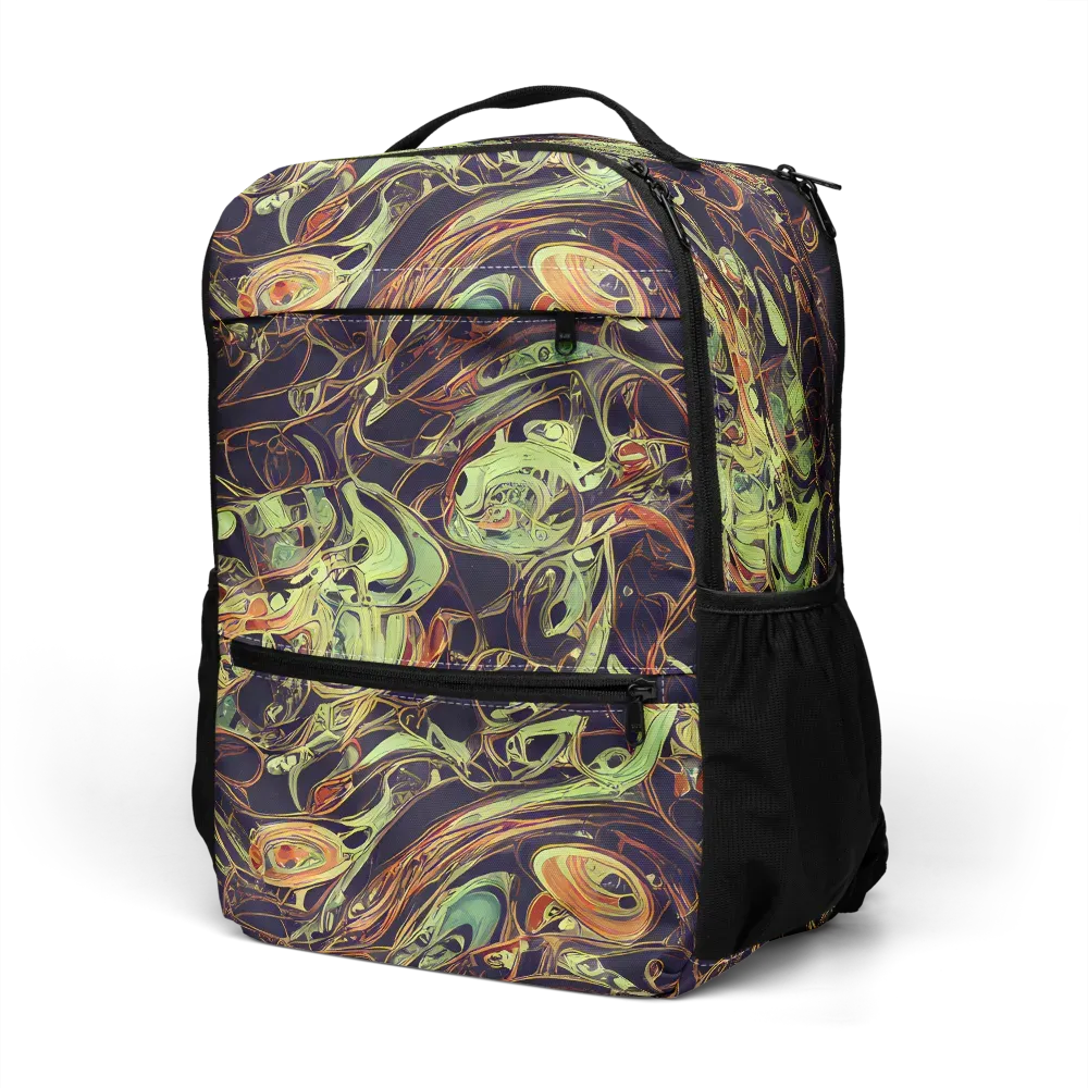 Molten Labyrinth on Utility Backpack — Left Front