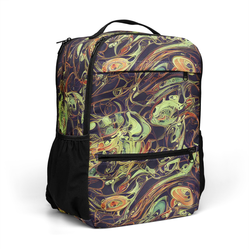Molten Labyrinth on Utility Backpack — Right Front