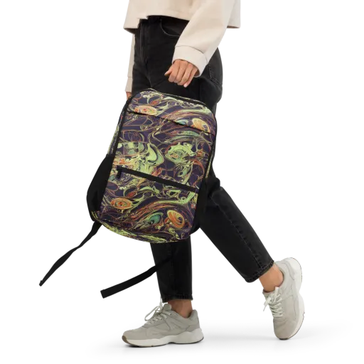 Molten Labyrinth on a Utility Backpack