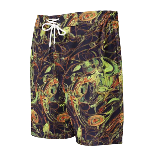 Molten Labyrinth on a Men's Board Shorts