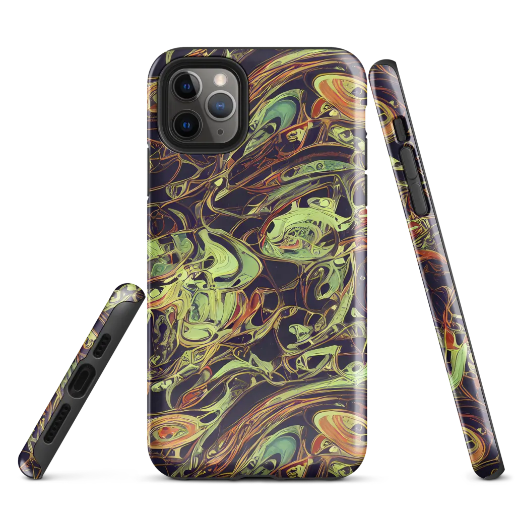 Molten Labyrinth on Tough Case for iPhone® — Front