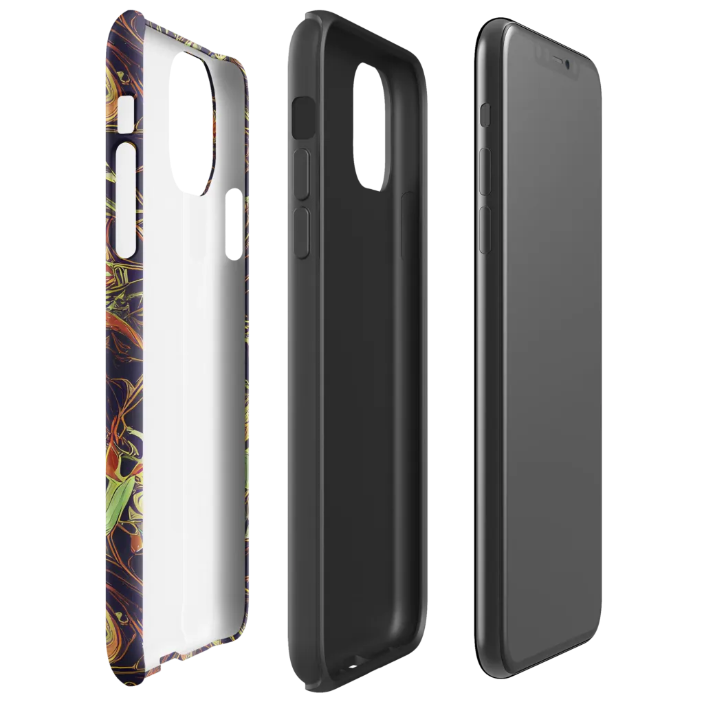 Molten Labyrinth on Tough Case for iPhone® — Right