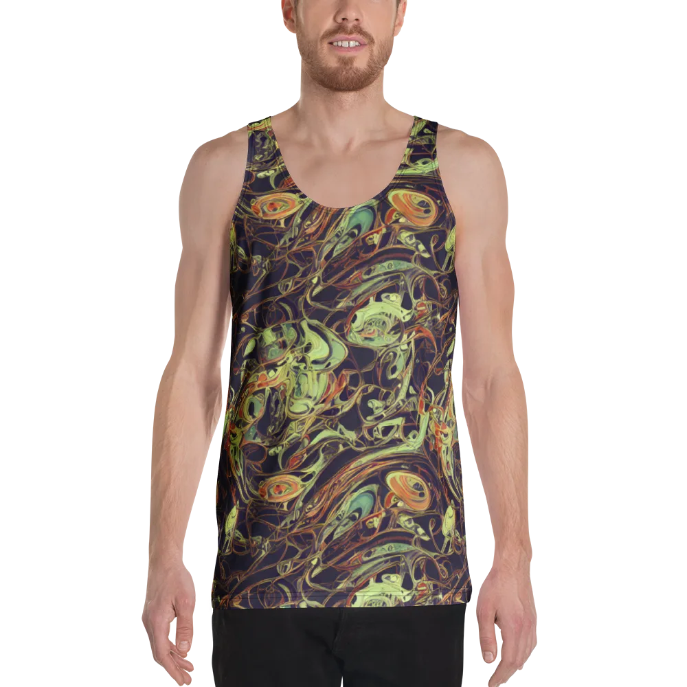 Molten Labyrinth on Men's Tank Top — Front