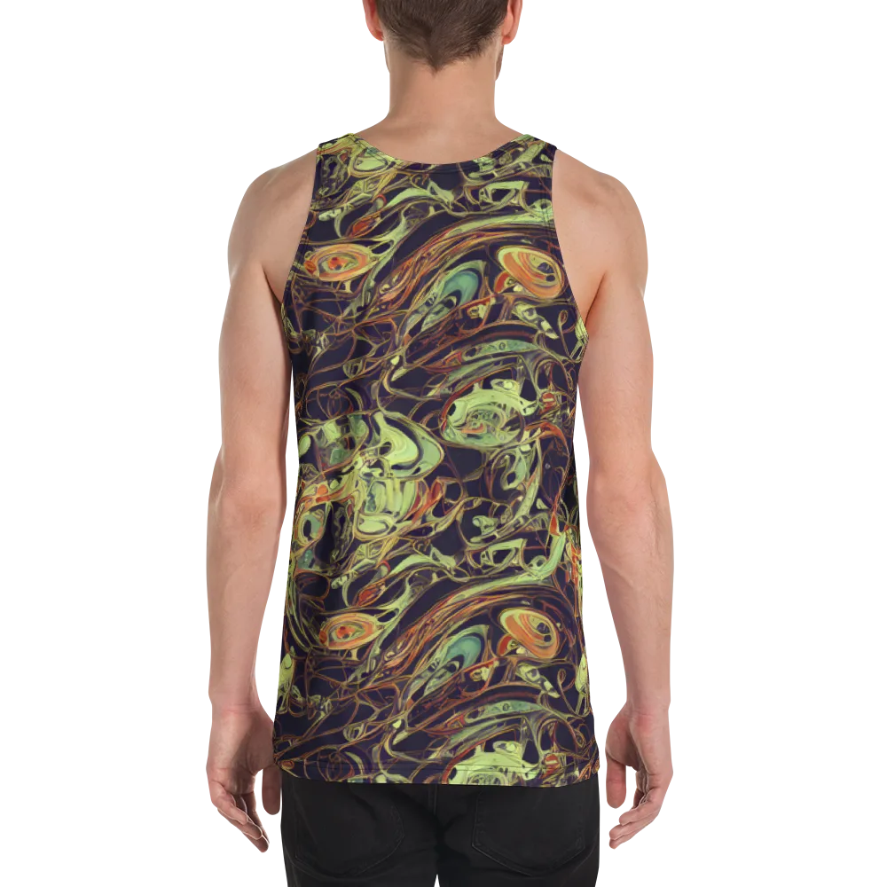 Molten Labyrinth on Men's Tank Top — Back