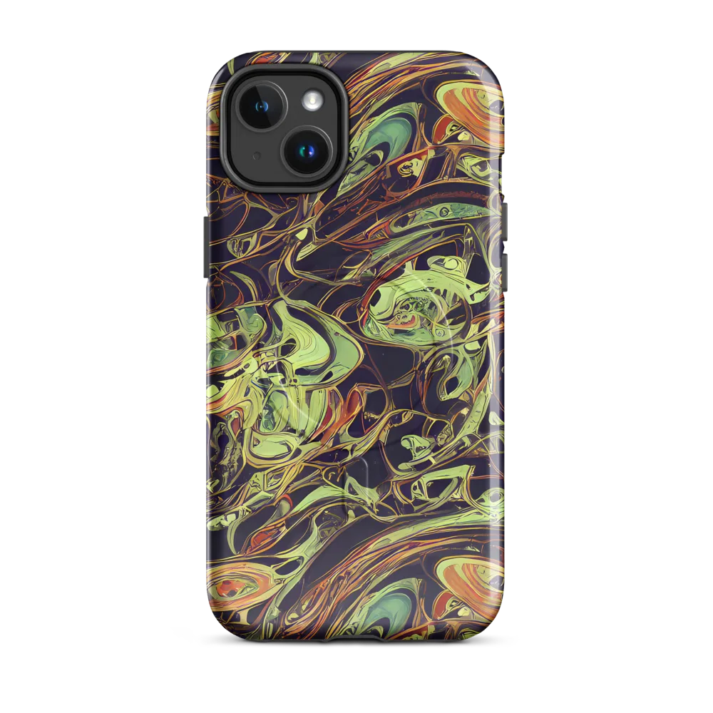 Molten Labyrinth on MagSafe Tough Case for iPhone® — Front