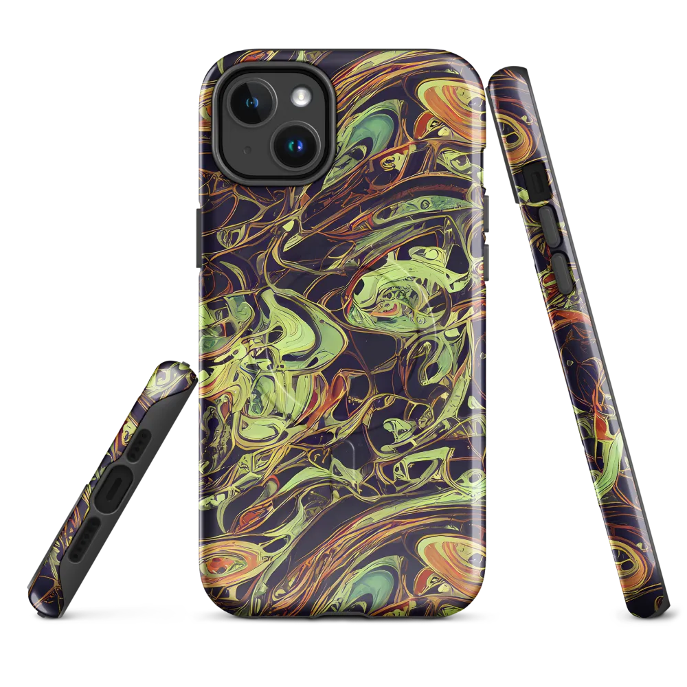 Molten Labyrinth on MagSafe Tough Case for iPhone® — Front