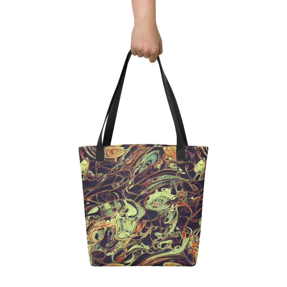 Molten Labyrinth on Tote Bag — Front