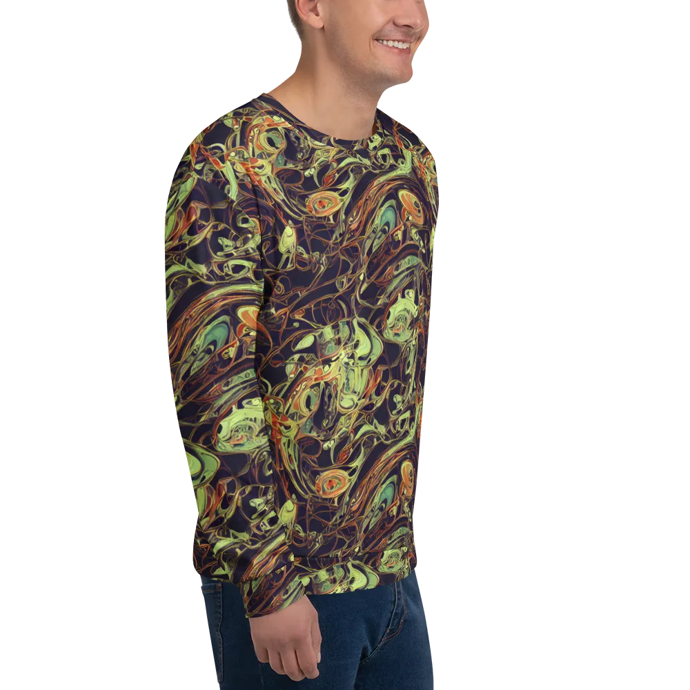 Molten Labyrinth on Sweatshirt — Right Front