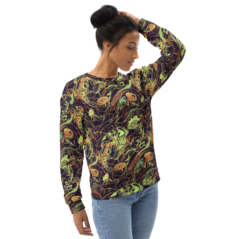 Molten Labyrinth on Sweatshirt — Right Front