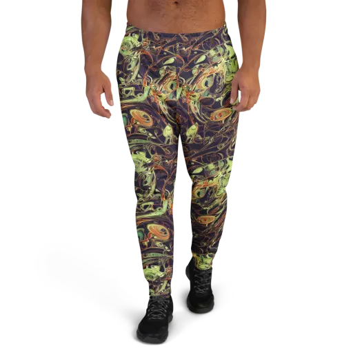 Molten Labyrinth on a Men's Joggers