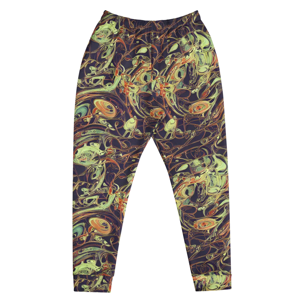 Molten Labyrinth on Men's Joggers — Front