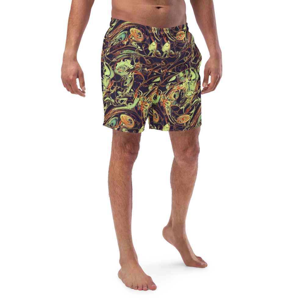 Molten Labyrinth on Swim Trunks — Front