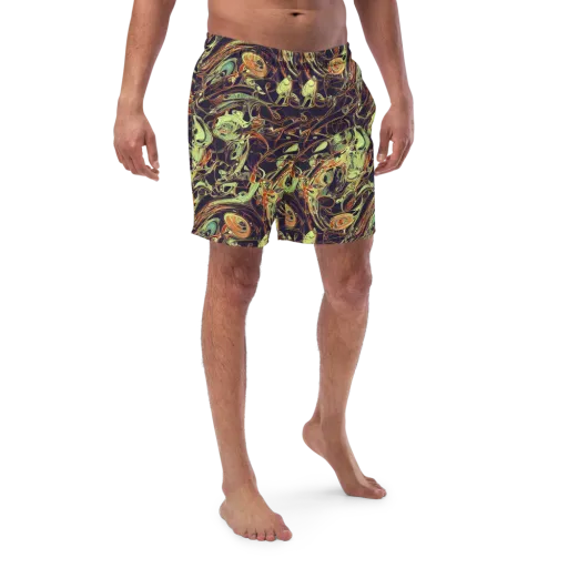 Molten Labyrinth on a Swim Trunks