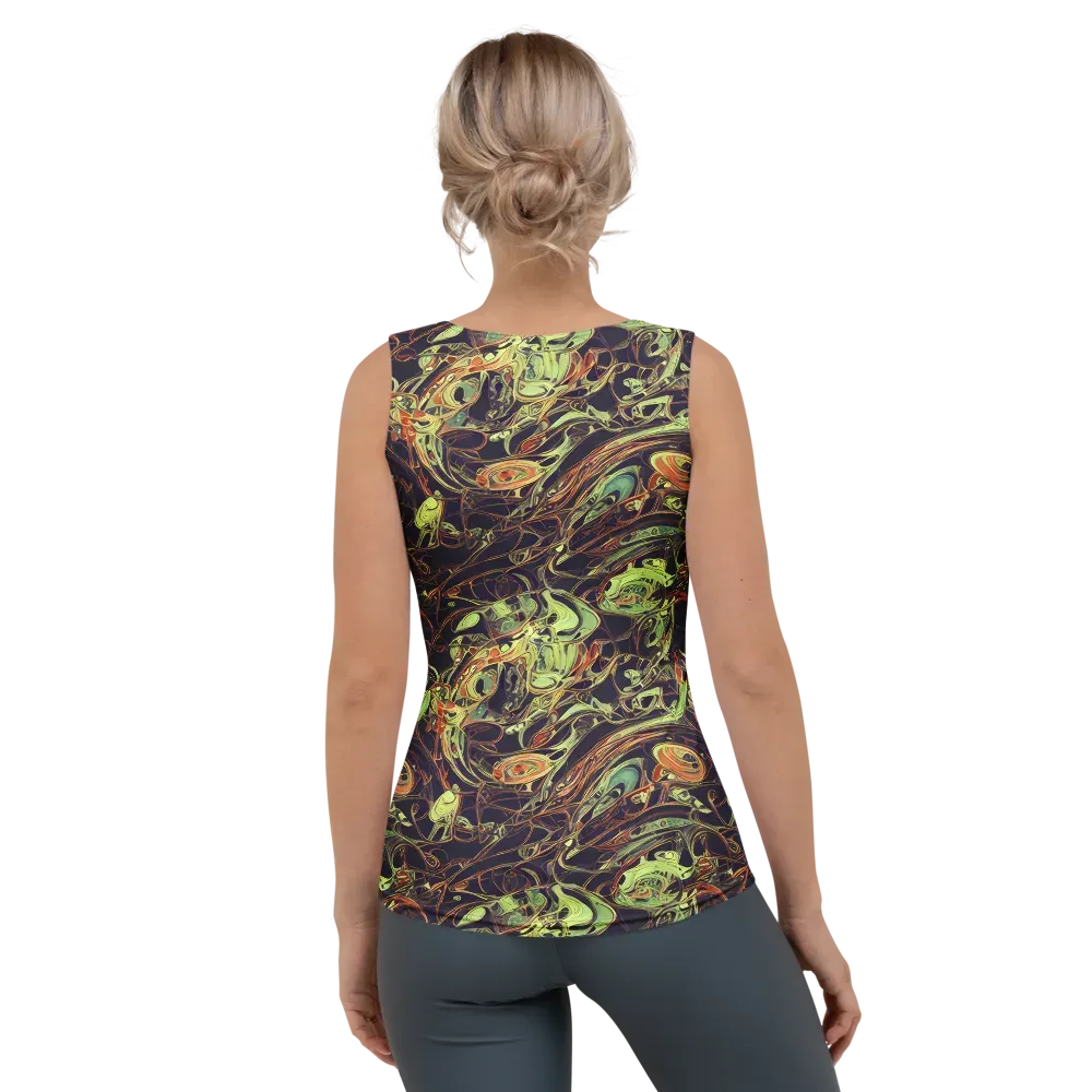 Molten Labyrinth on Women's Tank Top — Back