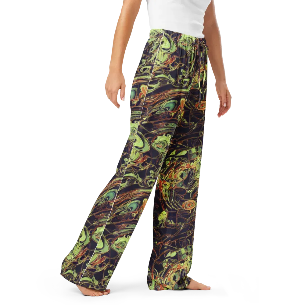 Molten Labyrinth on Women's Pajama Pants — Right Front