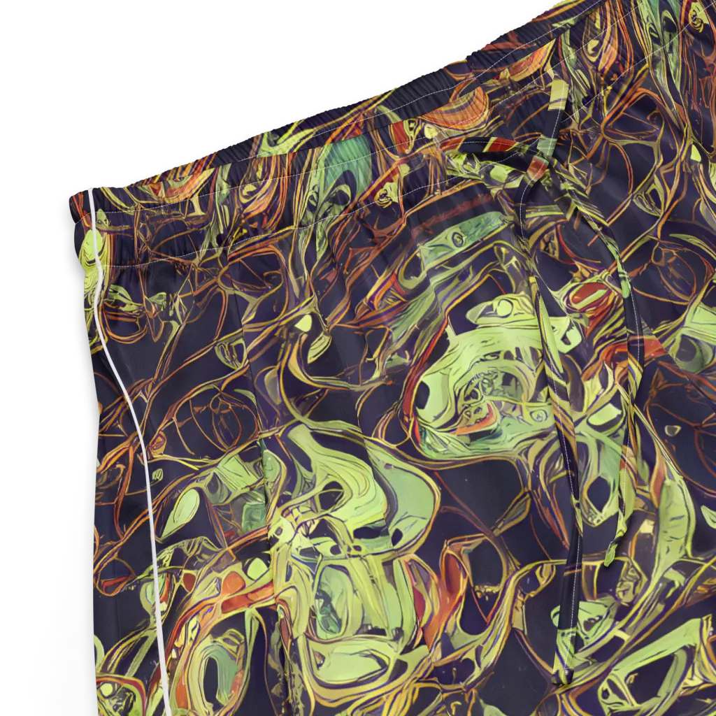 Molten Labyrinth on Women's Pajama Shorts — Product details