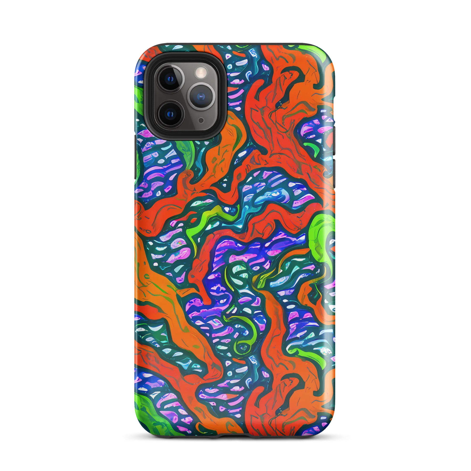 Cyber Tides on Tough Case for iPhone® — Front