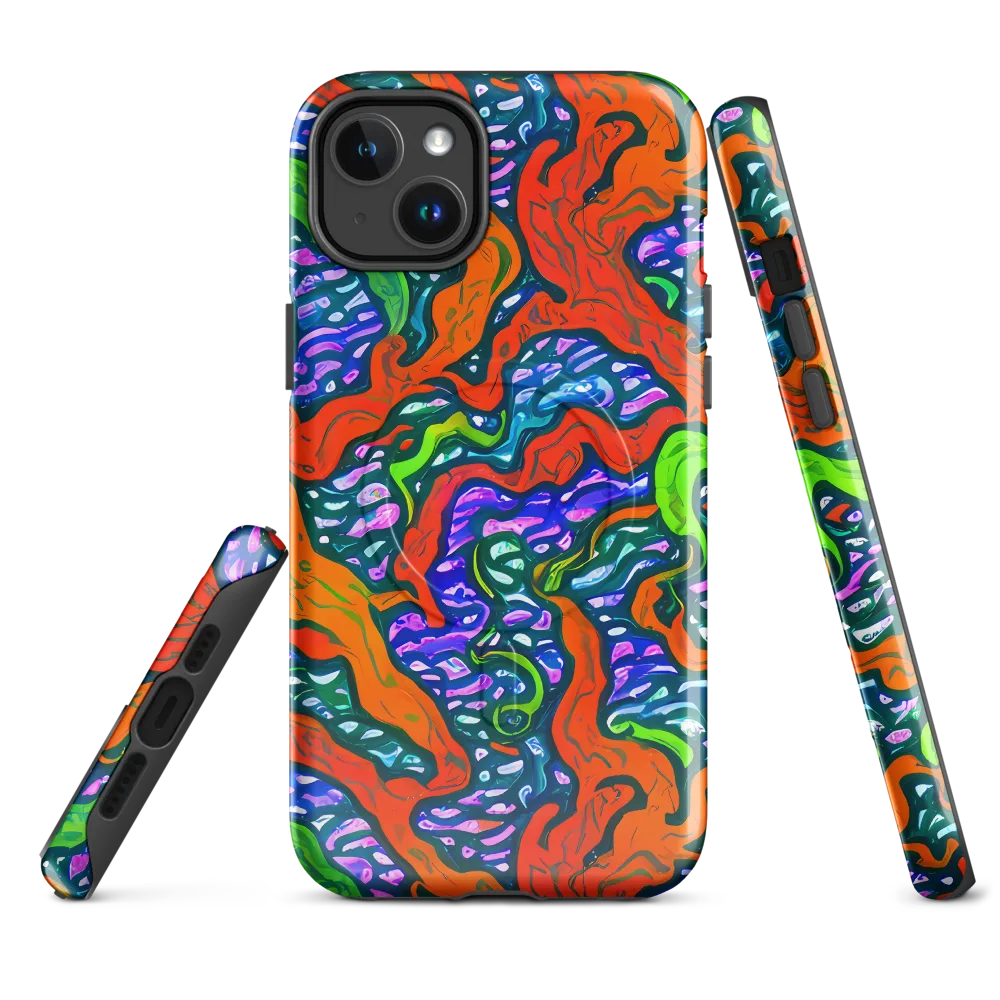 Cyber Tides on MagSafe Tough Case for iPhone® — Front