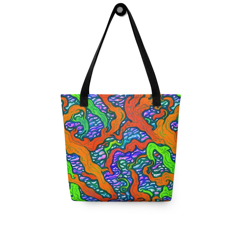 Cyber Tides on Tote Bag — Front
