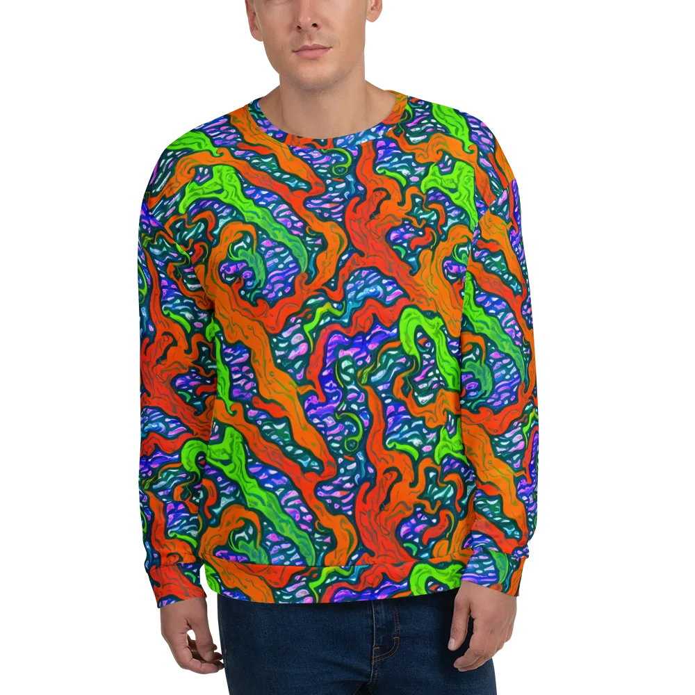 Cyber Tides on Sweatshirt — Front