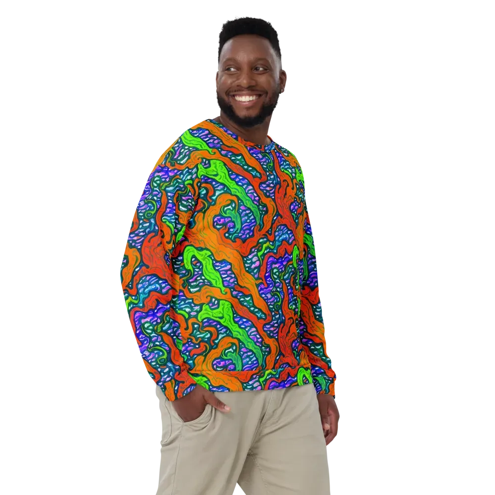 Cyber Tides on Sweatshirt — Front