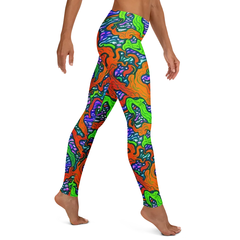 Cyber Tides on Leggings — Right