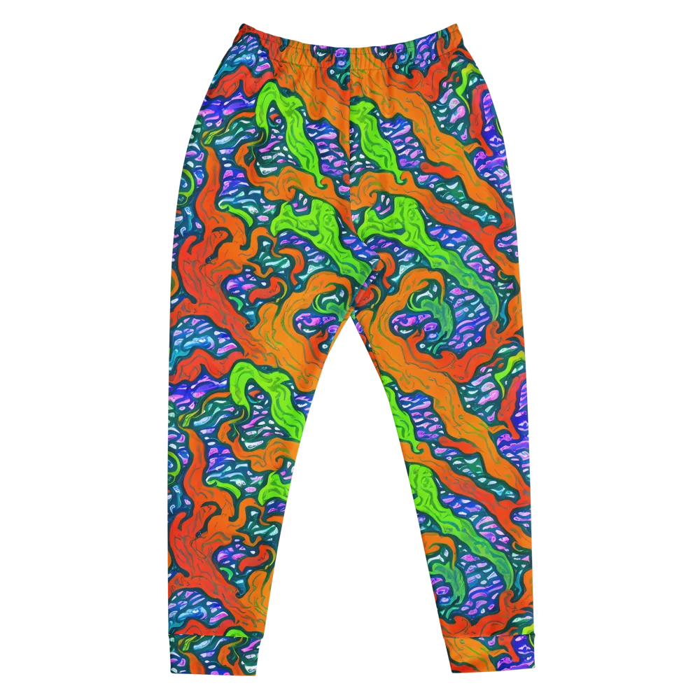 Cyber Tides on Men's Joggers — Front
