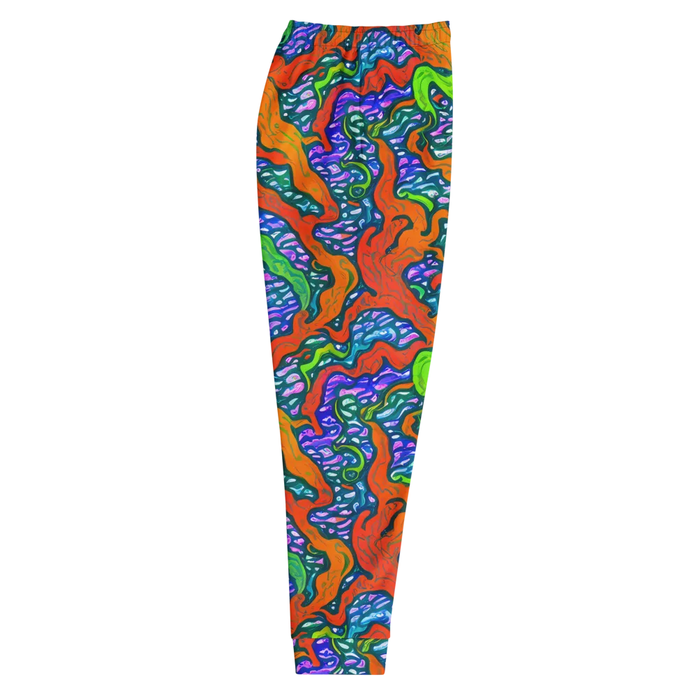 Cyber Tides on Men's Joggers — Right