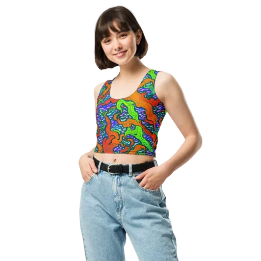 Cyber Tides on a Crop Top