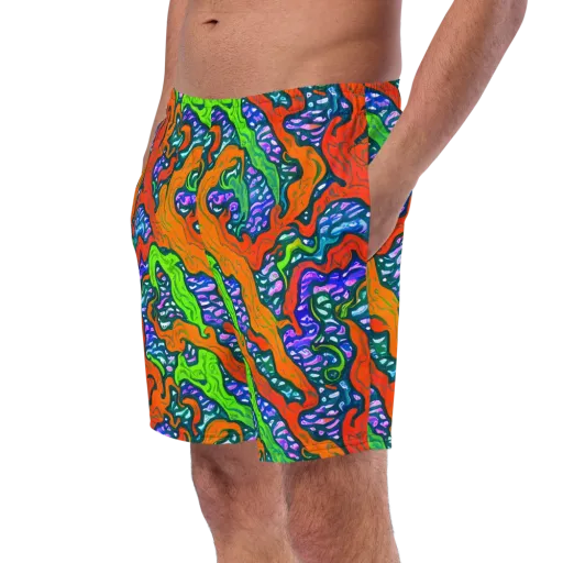 Cyber Tides on a Swim Trunks