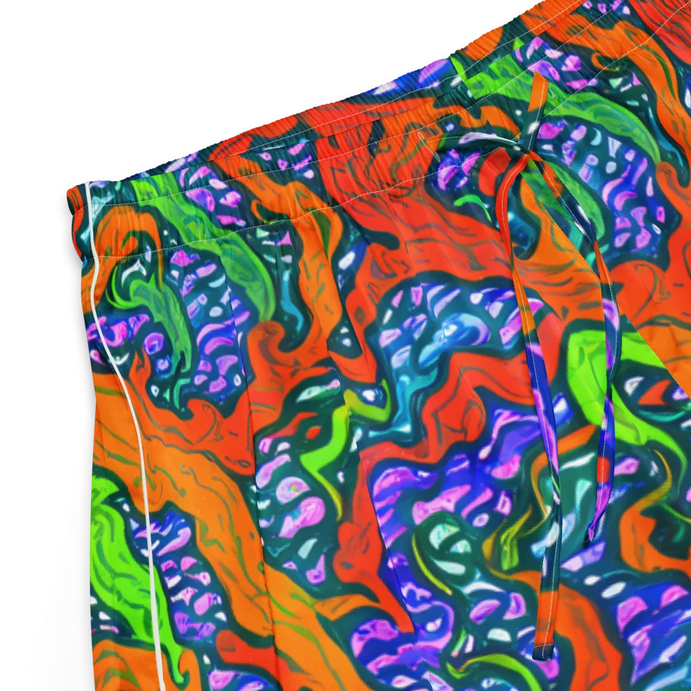 Cyber Tides on Women's Pajama Shorts — Product details