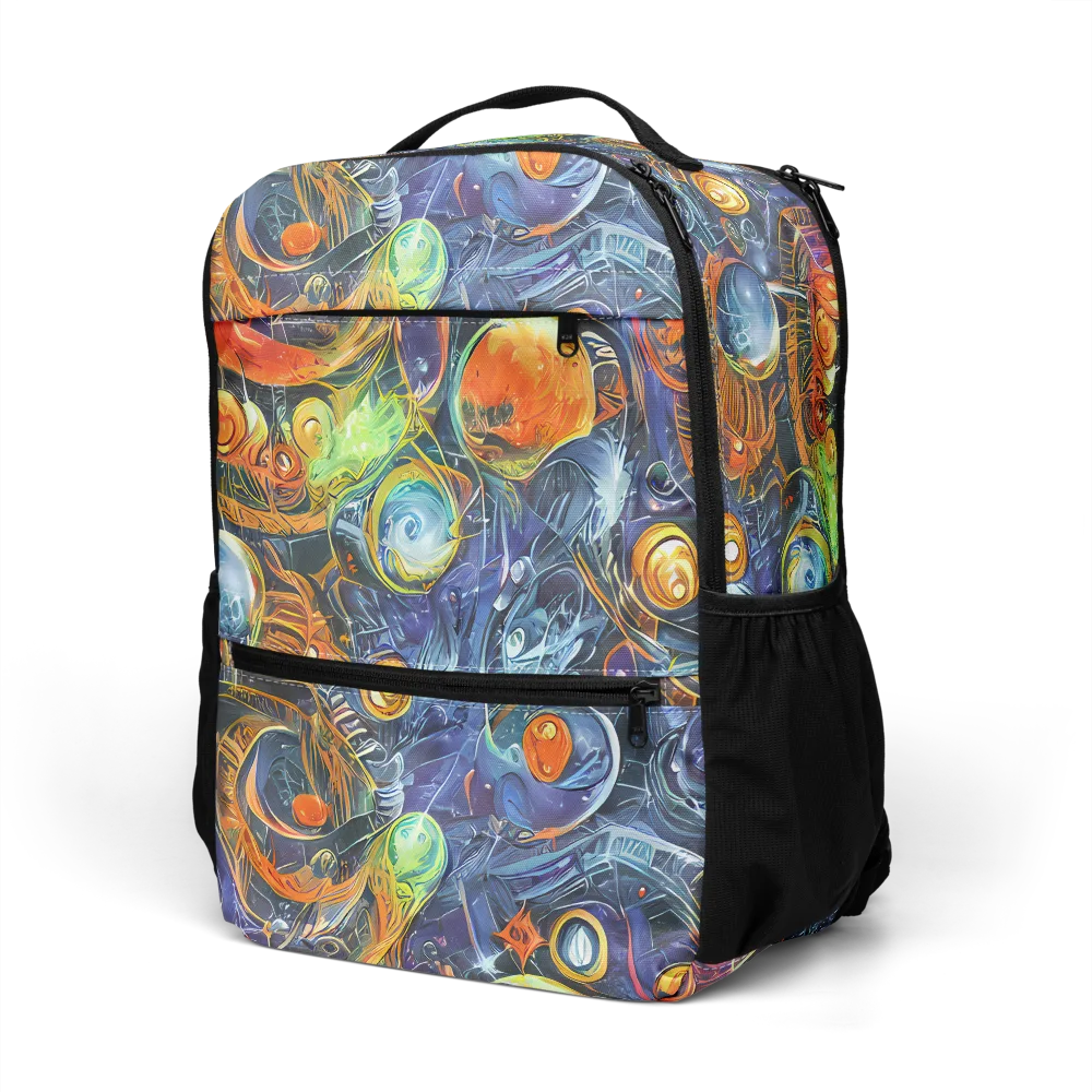Bluefire Abyss on Utility Backpack — Left Front