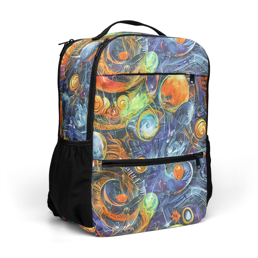 Bluefire Abyss on Utility Backpack — Right Front