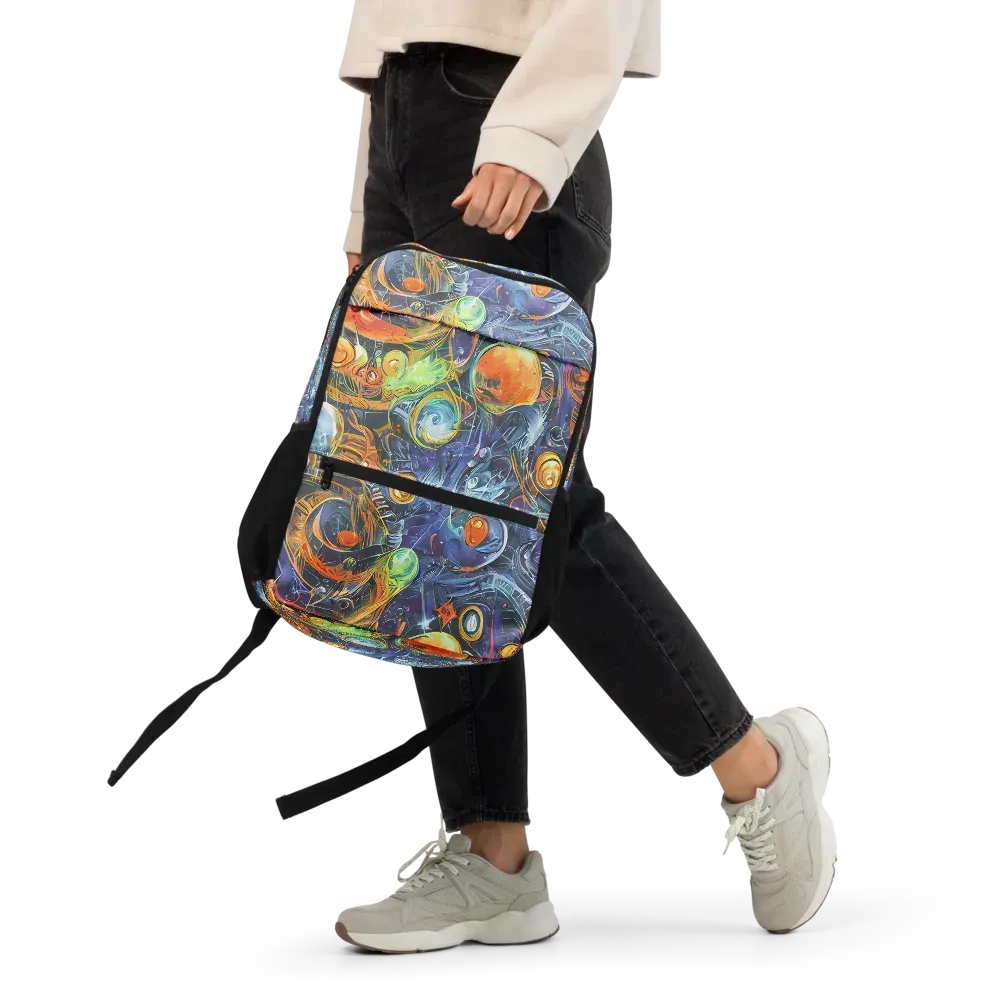 Bluefire Abyss on Utility Backpack — Front