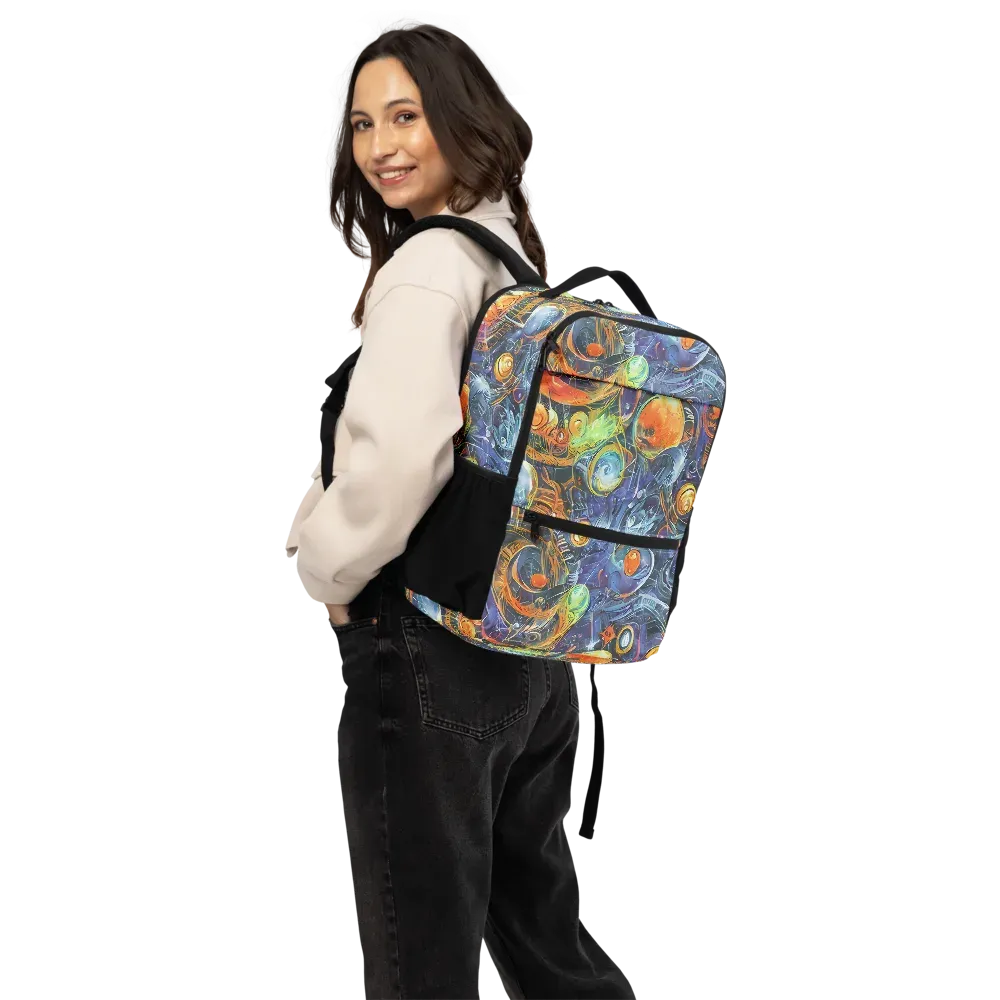 Bluefire Abyss on Utility Backpack — Back