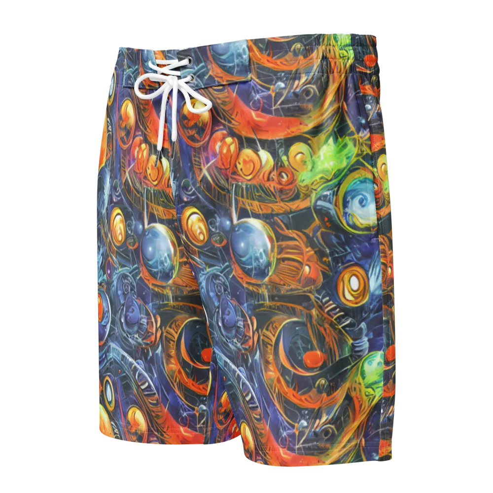 Bluefire Abyss on Men's Board Shorts — Front